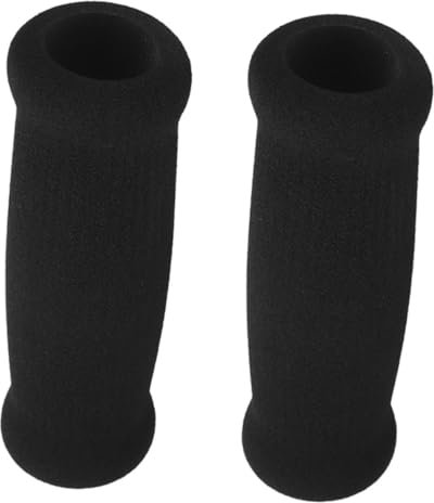 2 Piezas Cubierta del mango de ayuda para caminar Reemplazo del mango del bastón. cojín de agarre esponja accesorios para bicicletas envolturas de mango para muleta empuñaduras