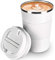 SCJHMY Thermobecher- Isolierbecher, Edelstahl Travel Mug, Vakuum auslaufsicher Reisebecher mit Deckel, Autobecher, doppelwandig isoliert für Wasser und Tee, Kaffee-to-go Becher Weiß 510ml