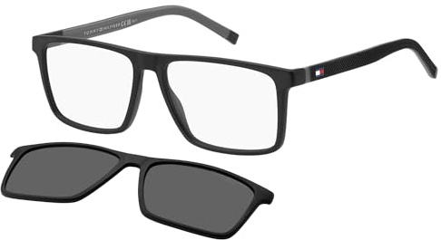 Tommy Hilfiger Brille TH 2086/CS Größe 56-15 mm Matte Schwarz Grau polarisiert