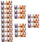 Ciieeo 240 Stk Hasenohren-Süßigkeits-Tasche Halloween-Geschenktüten Aufbewahrungstaschen für Halloween party halloween geschenktüten halloween Packtaschen für Halloween Taschen packen Eva