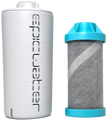 Epic EveryTap Bottle Filter Complete Filter | 1-Pack | 75 Gallon Total Filter Life | 3-4 month Supply | Compatible with all Epic Water Bottles | Replaces Everyday and Outdoor (EveryTap)