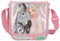 Depesche 12789 TOPModel Wild - Kleine Umhängetasche in Rosa, mit Model Motiv und buntem Tier Muster, Tasche mit verstellbarem Schultergurt und Front-Klappe