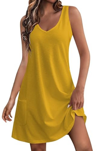 Robe Longue Blanche Robe Coton Femme Ete Robe Femme Ronde Robe Longue Ete Femme Robe Boheme Chic Robe Ete Femme Mi Longue Fluide Robe Mi-Longue Ete Femme Robe Fluide Robe Jaune M