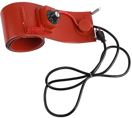 1000 W Silikon-Metall-Fassheizer, 30–150 ℃, 200 L Fasswärmer, Heizband-Pad, Elastische Feder für Einfache Installation und Praktische Verwendung für Verschiedene Anwendungen