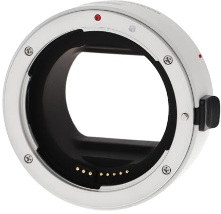 ayex Objektivadapter AF Autofokus Kompatibel mit Canon EF- und EF-S-Objektive EF-EOSR Weiß