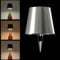 Genyerl Wireless Bottle Lamp, 3 Color Stepless Dimming Wireless Bottle Lamp,Cute Embed Touch Control Portable Rechargeable Desk Lamp for Living/Bedroom/Restaurant/Bar (Silvery)