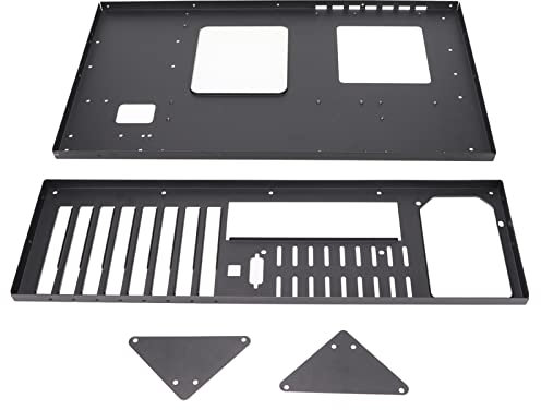 DIY Gaming Computer Case, ATX Open Chassis Case Rack, Widely Body Heat Dissipation Design, for ATX, M ATX, ITX Motherboards, SSD HDD Motherboards Accessories