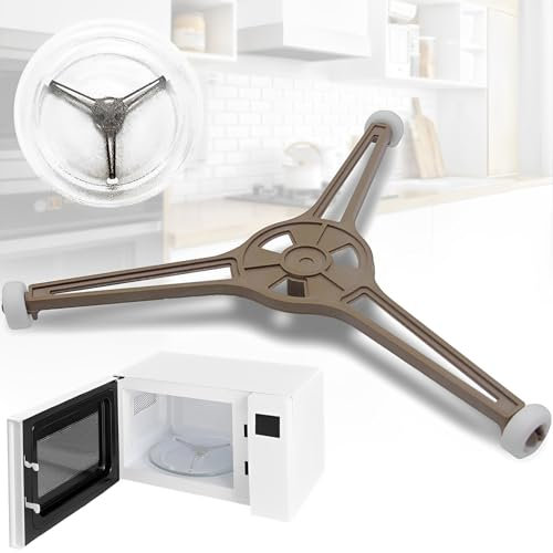 dcas Microwave Turning Plate, Universal Microwave Platter Support Stand, Microwave Turning Plate Triangle Holder, Universal Microwave Turning Cross Rotary Ring, For 24.5cm Microwave Flat Plate