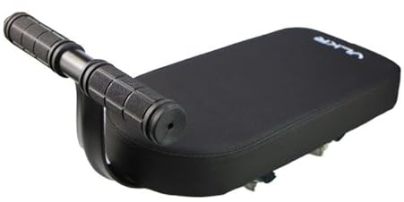JISADER Coussin de siège arrière de vélo avec Main Courante, Coussin de siège arrière pour Enfants, Porte-Bagages de vélo, Noir