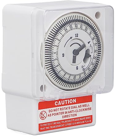 24 Stunden Mechanischer Timer-Schalter, PC Flamm Hemmende Schale, wasserdichte Abdeckung, AC220V, SL-189, für State Grid, Transformator-Umspannwerk, Einkaufs Zentrum Supermarkt,