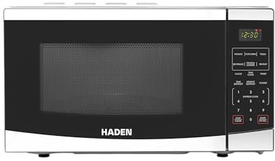 Haden Digital Microwave, 20L, 800W, 11 Power Levels, Stainless Steel 212528
