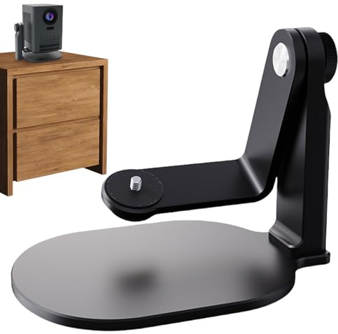 Yonuaret Desktop-Projektorständer, Tischprojektorständer, In Mehreren Winkeln um 360° verstellbare Projektorhalterung, Desktop-Projektorhalterung unterstützt alle Projektoren zu Hause und im Freien