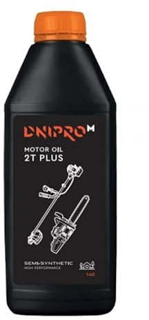 Aceite para Motor 2T Dnipro-M Semisintético de 1 L, Mezcla 1:40 JASO | Mezcla en proporción 1:40, 25 ml por litro │ Cumple normativas JASO FB e ISO L-EGB │ Compatible con gasolina E5 y E10