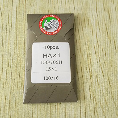Honeysew flache Schaftnadeln, 10 Stück, 15X1, HAX1, 130/705H, Größen 8, 11, 12, 14, 16, 18, 21, 22, Organ 100/16