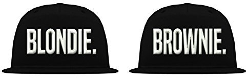 TRVPPY 5 Panel Snapback Cap Modell Blonde, Weiß-Schwarz