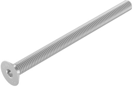 Vis à tête fraisée SECCARO M8 x 110 mm, acier inoxydable V2A VA A2, DIN 7991 / ISO 10642, à six pans creux, 20 pièces