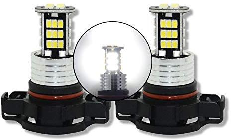 MCK Auto – H16 PS19W LED Canbus Bulbs Daytime Running Lights Sidelight White Very Bright and Without Errors Compatible with A3 8PA - GB7R4 – 2 Bulbs - Transform Your Ride