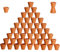 BESTTOYHOME 48 mini vasi in terracotta da 5,1 cm, in ceramica, per cactus, piante grasse, vivai, artigianato, bomboniere