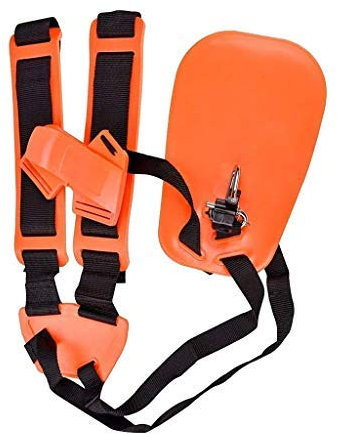 iPobie Cintura a Bretelle Regolabili per Decespugliatore Universale Doppia Tracolla Tagliaerba