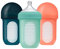 Boon NURSH Reusable Silicone Pouch Bottles, 8 Ounce (Pack of 3)