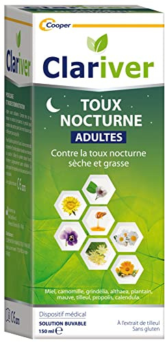 Clariver Sirop Toux Nocturne Adulte 150ml