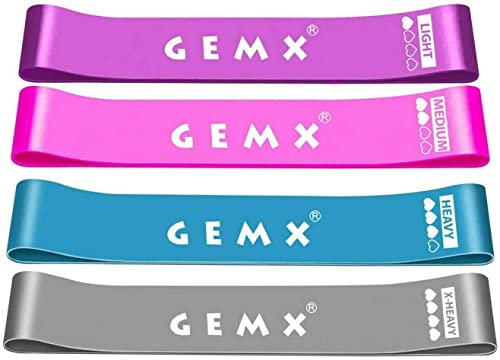 Premium Latex Resistance Bands| Stretch Exercise Band | Fitness Elastic Bands for Working Out and training (Set of 4)