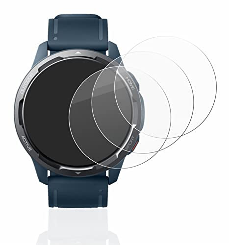 brotect Protection Écran Verre pour Xiaomi Watch S1 Active (3 Pièces) Film Protecteur Vitre 9H [Anti-Rayures, Transparent]