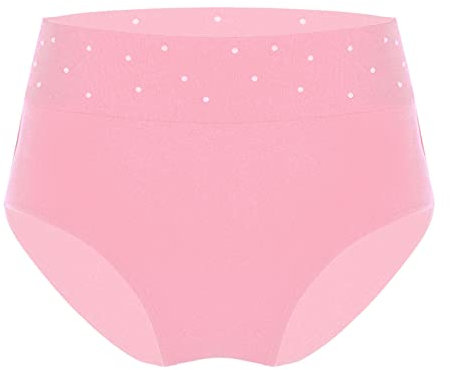 CHICTRY Girls' Briefs Underwear Panties Ballerina Gymnastics Rhinestone Seamless Shorts Knickers Underwear Underpants Dancewear Pink 11-12 Years