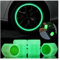 XIRUJNFD Universal Fluorescent Car Tire Valve Caps 4pcs, Luminous Tire Valve Stem Caps, Fluorescent Car Tire Valve Caps for Most Cars, Truck, SUV, Motorcycles, Bike (Green,20pcs)