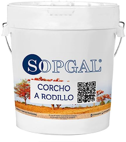 Sopgal Eco Peinture en liège naturel sur mesure 15L - Imperméable et isolant thermique - Pour intérieur et extérieur