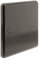 Art Deco Emporium Single Wall Plate in Vintage Period Style Bakelite Dark Brown Part of The New Exalt V2.0 Brand. Standard UK 1Gang Blanking Plate 1-Gang Blanking Panel