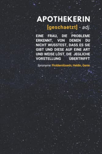 Apothekerin geschätzt: personalisierte Geschenk-Idee für Frauen, die sich mit Medikamenten auskennen