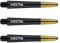 WINMAU Vecta Schwarz mit Gold Mittel Dartschäfte (Schäfte) – 1 Set pro Packung (insgesamt 3 Schäfte)