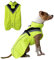 DOGOPAL Regenmantel Hund wasserdicht für kleine & große Hunde - Gelber Hunderegenmantel mit Reflektorstreifen - Wasserdichter Hundemantel, Regenschutz & Regenjacke (Gelb, S)