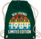 Turnbeutel Rucksack - 40. Geburtstag - Real Legends are born in 1985 Limited Edition Vintage Vierzigster - Unisize - Dunkelgrün - geschenkideen+für+frauen+ab+40 40er 1983 beutel 40 frau geschenk