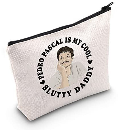 Coole Slutty Daddy Make-up-Tasche mit Reißverschluss für Fan-TV-Serie, inspiriertes Geschenk, Pedro Pascal UK, big, Harry's Girl Tasche UK