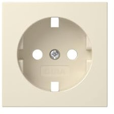 GIRA 492001 Abdeckung für Schuko Steckdose cremeweiß