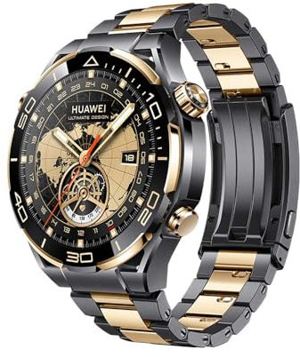 Huawei Watch Ultimate (Colombo-B39), Golden Titanium Strap