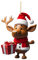 Weihnachtsbaum Deko Weihnachtshirsch Acryl Deko Weihnachten Lustige Weihnachtskugeln Weihnachtsbaum Basteln Weihnachten Baumkugeln Christbaumschmuck Weihnachtsschmuck Christbaumkugeln (D, One Size)