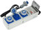 Electraline 60426 Quadro Elettrico di Distribuzione 3 Prese Industriali CEE, Spina CEE, Cavo 2M H07RN-F 3G2.5, IP67, con interruttore differenziale RCD 30ma + interruttore di sicurezza MCB