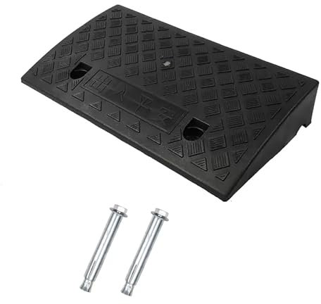 Fahrradschiene Für Treppen, Laderampe, Treppenrampen for Vorhandene Stufen, Kunststoffmaterial, Geeignet for Motorräder, Rollstühle Und Fahrräder