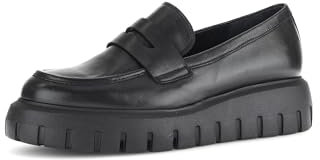 Gabor Damen Slipper, Frauen Slip On,Best Fitting,schluepfschuhe,Loafer,College Schuhe,Businessschuhe,Slip-ons,Mokassins,schwarz,39 EU / 6 UK