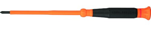 Klein Tools 6264INS Insulated Precision Screwdriver, 1 Phillips Mini Electrician Screwdriver, 1000-Volt Cushion Grip Handle