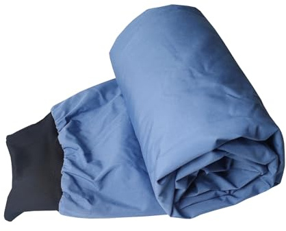 Insulated Hose Cover Portable AC Tube Cover Wrap for Mobile Air Conditioner, 200cm Length (Denim Blue)