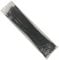 EzySup Extra Large Zip Ties Heavy Duty for Outdoor Use,350mm x 7.6mm,55kg Tensile Strength,100 Pieces,Black