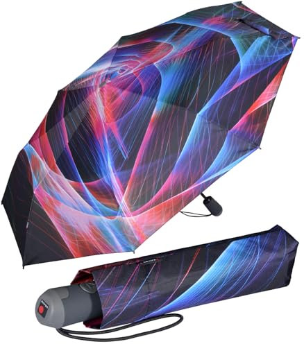 Knirps Damen Taschenschirm E.200 Duomatic Spheres - prisma