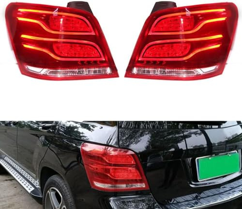 APARC Auto Heckleuchten für Benz W204 GLK200 GLK 260 GLK300 2013-2015, Wasserdichtes Rücklicht Rückleuchte Baugruppe Rücklichter Ersatz Zubehör, A/Right Side