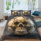 KaiHeBeding Skeleton BettwäSche 135x200 Ball BettwäSche-Sets Weich BüGelfrei Bettbezug und Kissenbezug 80x80 BettwäSche Set mit ReißVerschluss füR Einzelbett