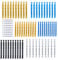 70 Pcs U Shank Jig Saw Blade Set for Wood Plastic Metal Cutting, Jigsaw Blade Set 6 8 10 14 18 24 32TPI High Carbon Steel U Shank Jig Saw Blades
