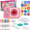 Sticker Maker Kit für Kinder, Gestalte deine eigenen 3D-Puffy-Sticker, DIY Bastelsets mit Einhornmuster, Oster- und Geburtstagsgeschenk für Mädchen und Jungen im Alter von 6, 7, 8, 9 und 10 Jahren